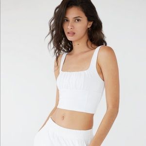Aritzia Wilfred Free Orbit tank white - Size M